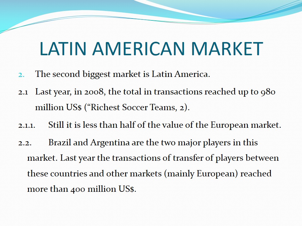 Latin American Market