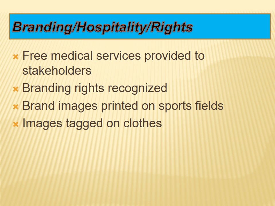 Branding/Hospitality/Rights