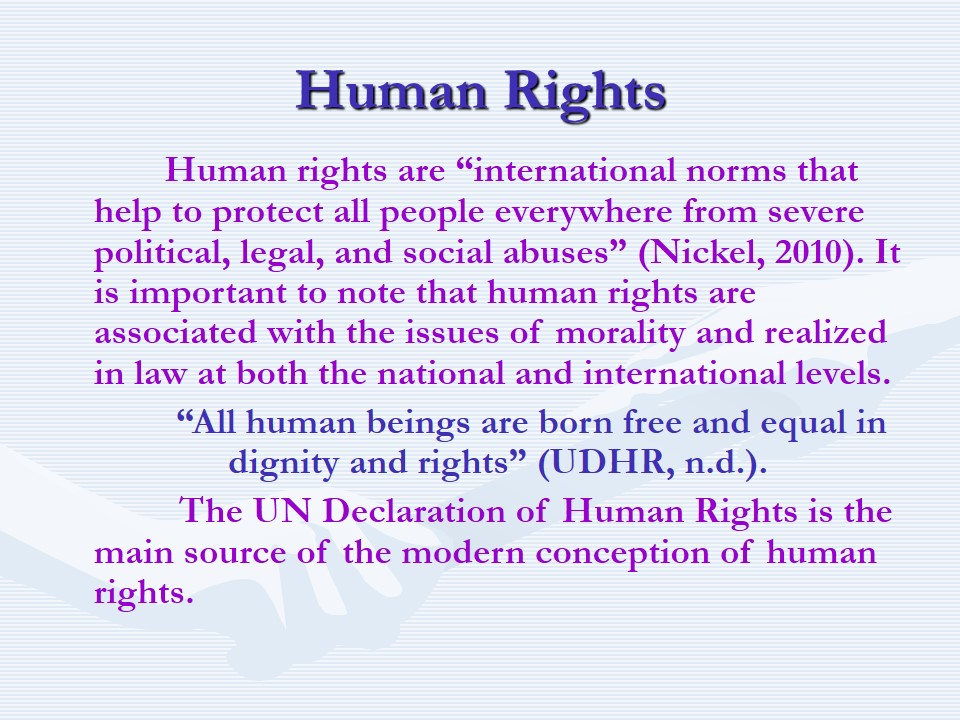 write an essay on the human rights as adopted by the uno in 1948