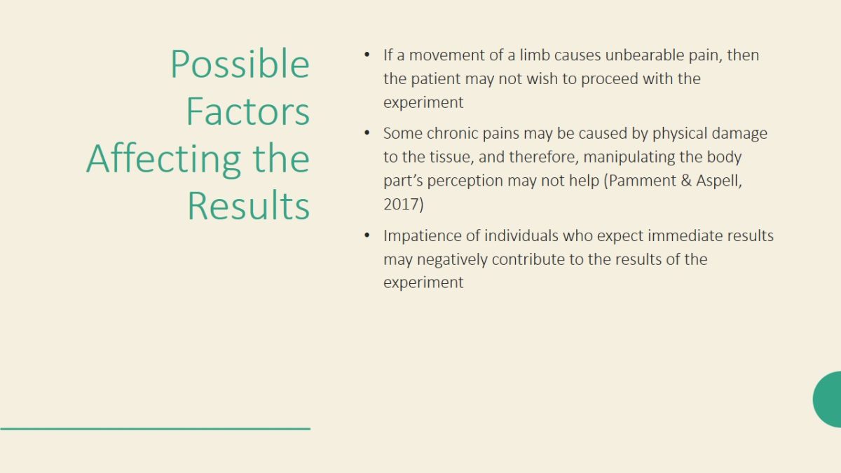 Possible Factors Affecting the Results