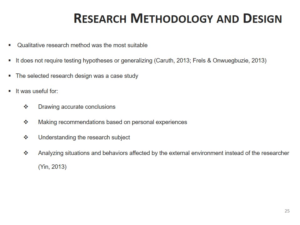 Research Methodology and Design