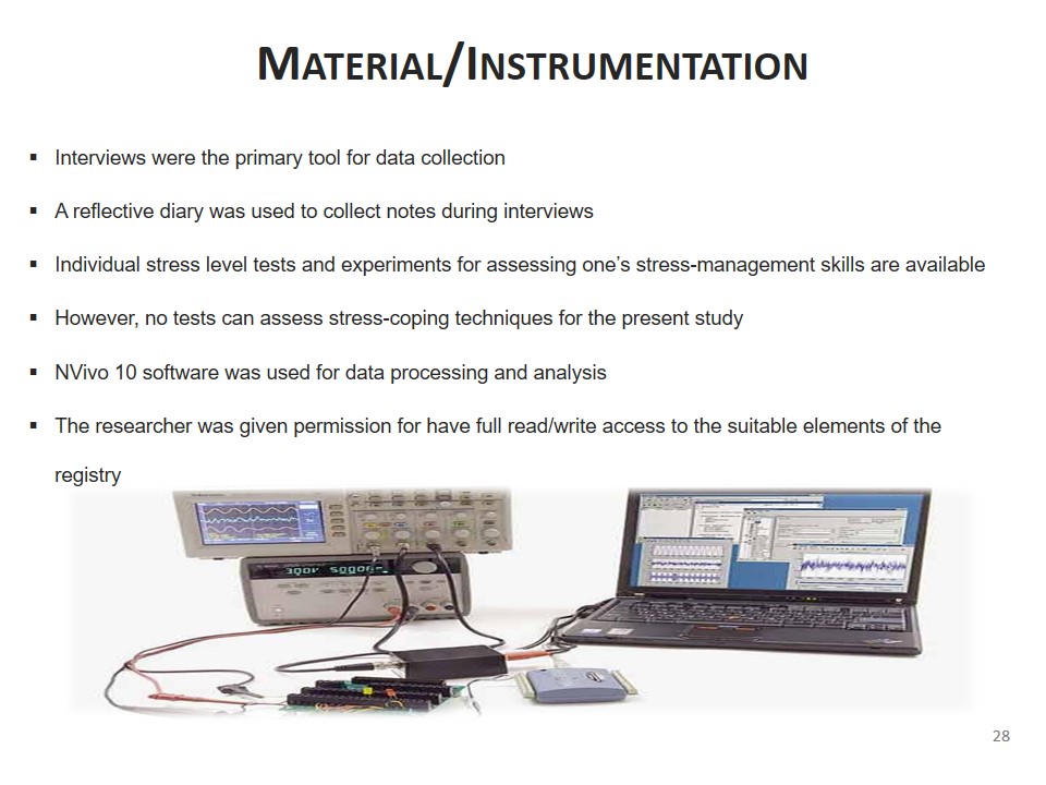 Material/Instrumentation