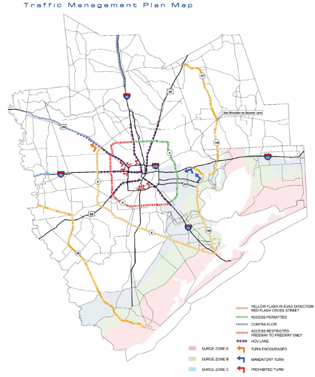 Traffic management plan map