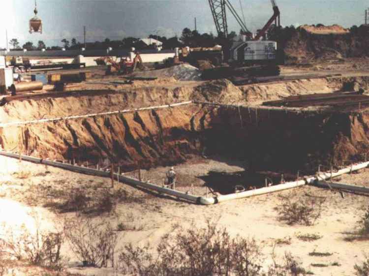 typical well point dewatering