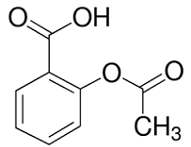 Aspirin Structure.