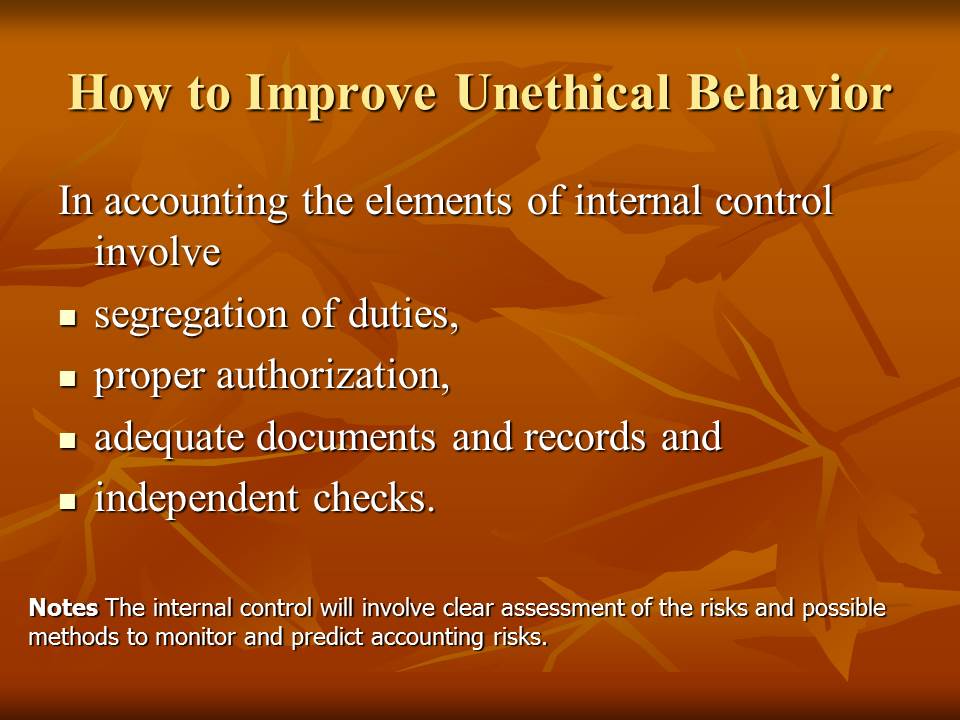 How to Improve Unethical Behavior