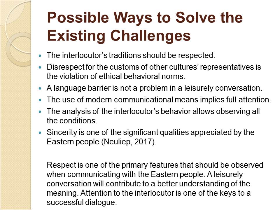 Possible Ways to Solve the Existing Challenges