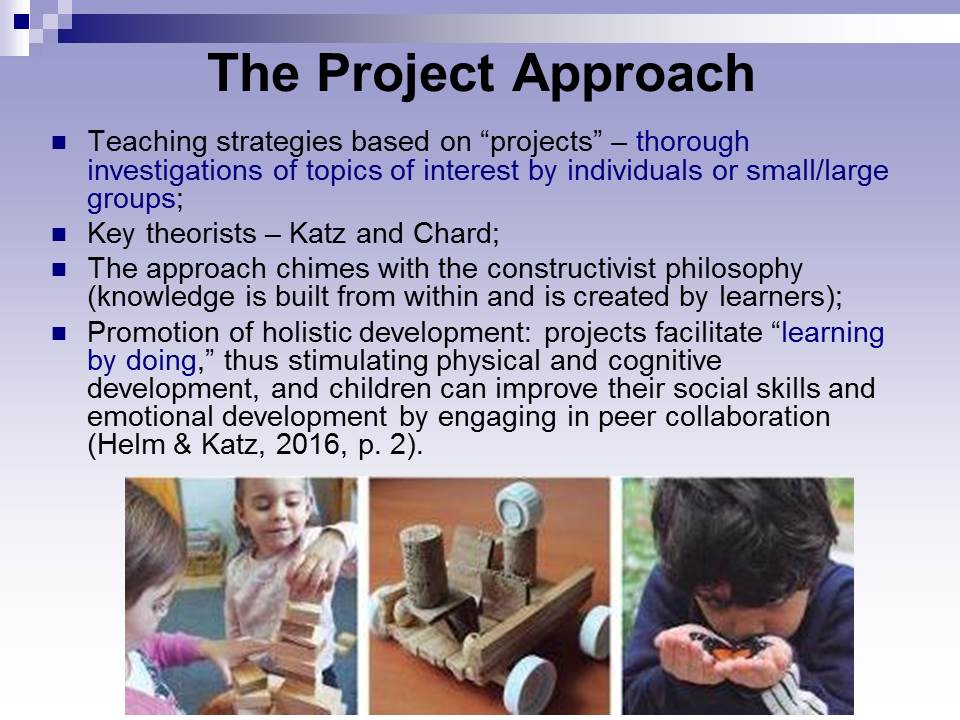 early childhood education capstone projects