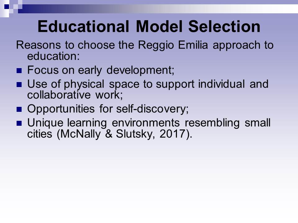 Educational Model Selection
