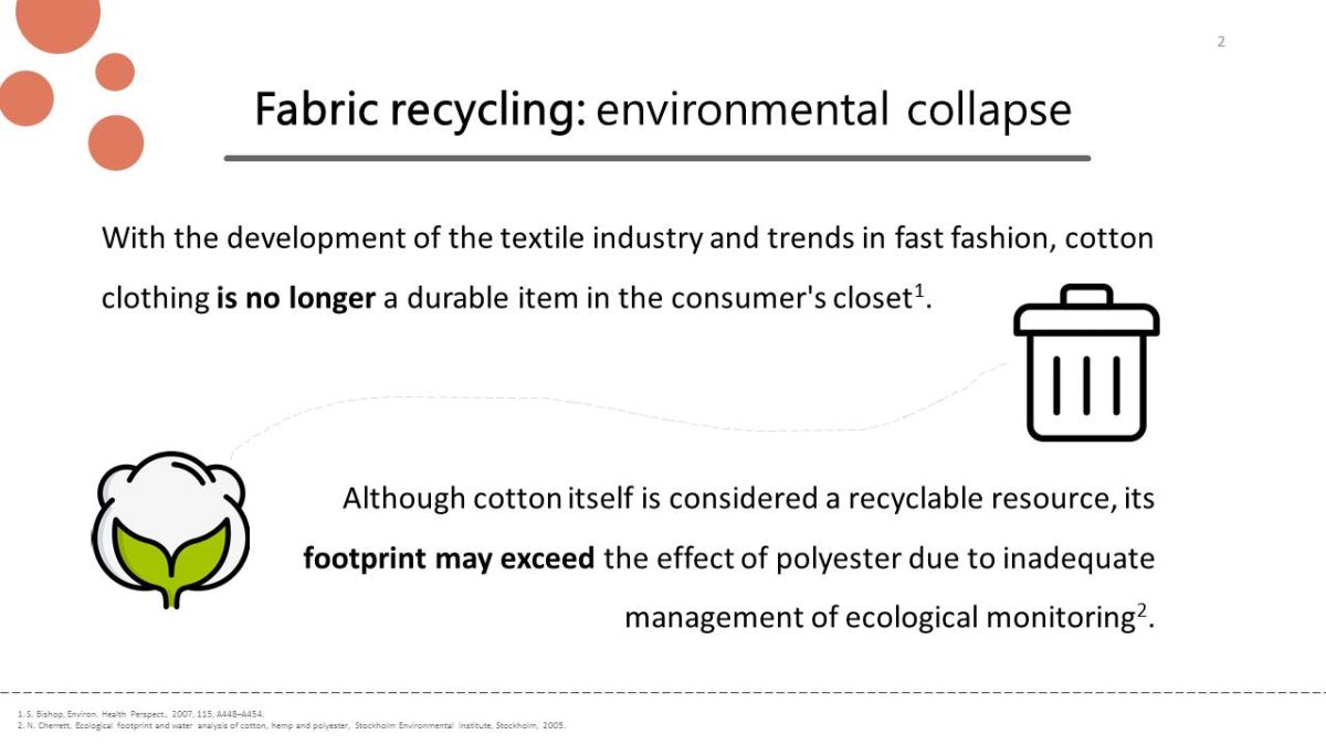 Fabric recycling: environmental collapse