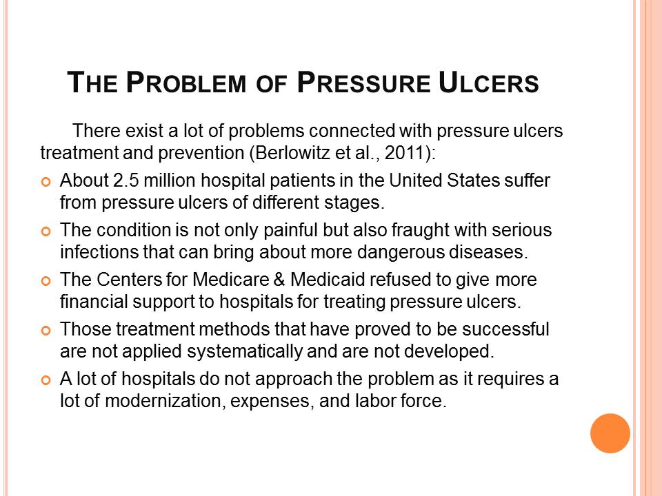 The Problem of Pressure Ulcers