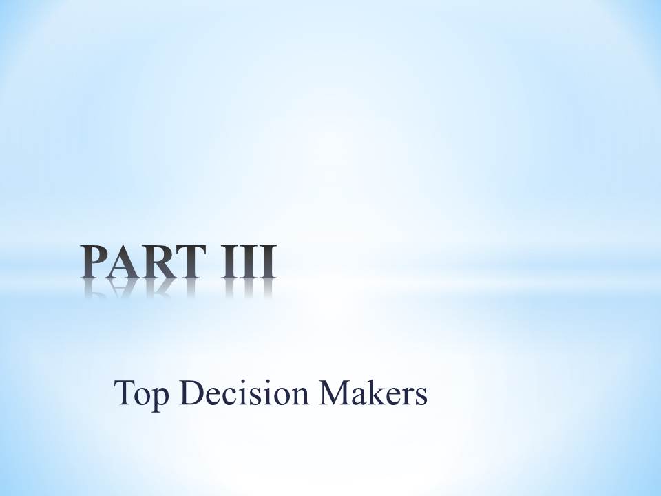 Top Decision Makers