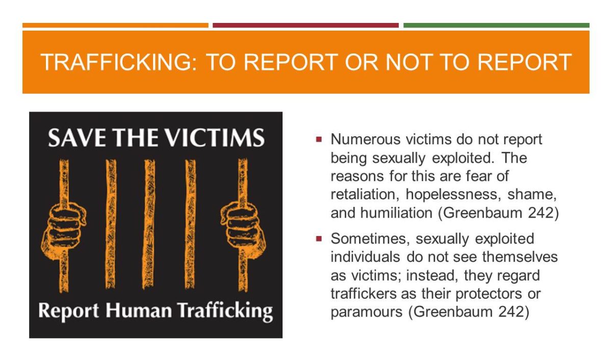 Trafficking: To Report or Not to Report