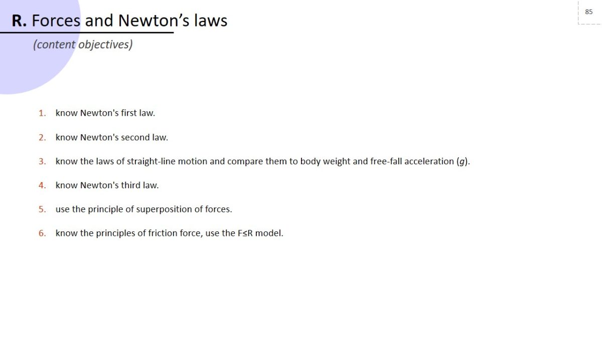 Forces and Newton’s laws