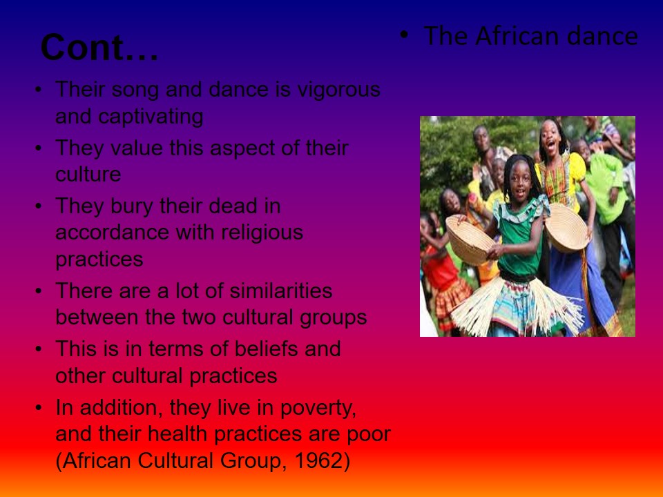 Cultural Groups