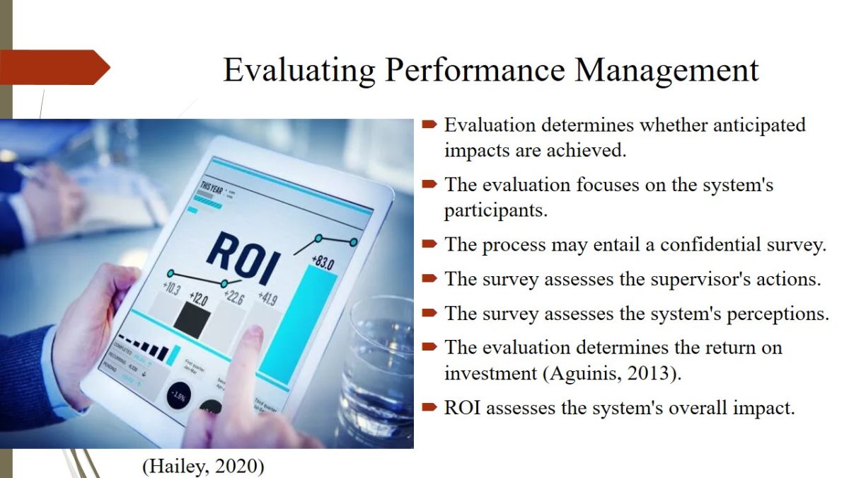 Evaluating Performance Management
