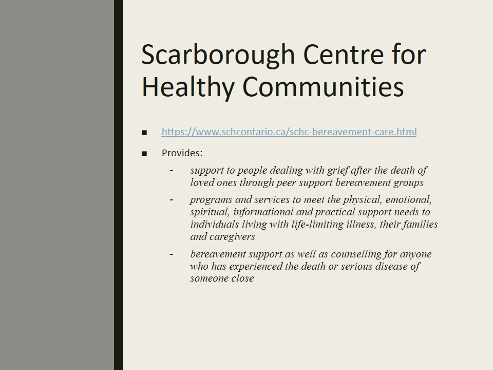 Scarborough Centre for Healthy Communities