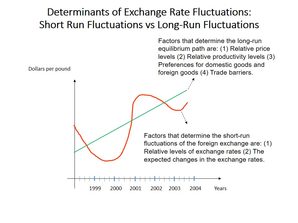 Determinants of Exchange Rate Fluctuations: Short Run Fluctuations vs Long-Run Fluctuations.