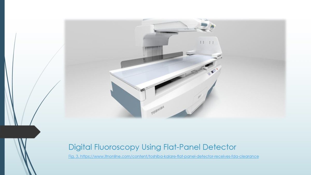 Digital Fluoroscopy Using Flat-Panel Detector