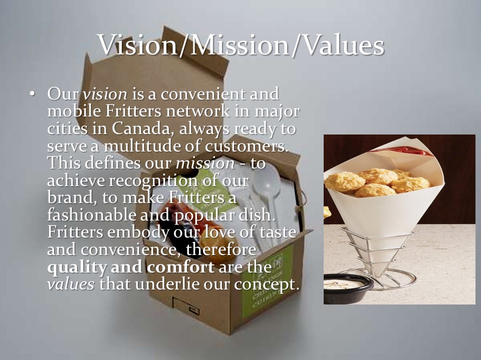 Vision/Mission/Values
