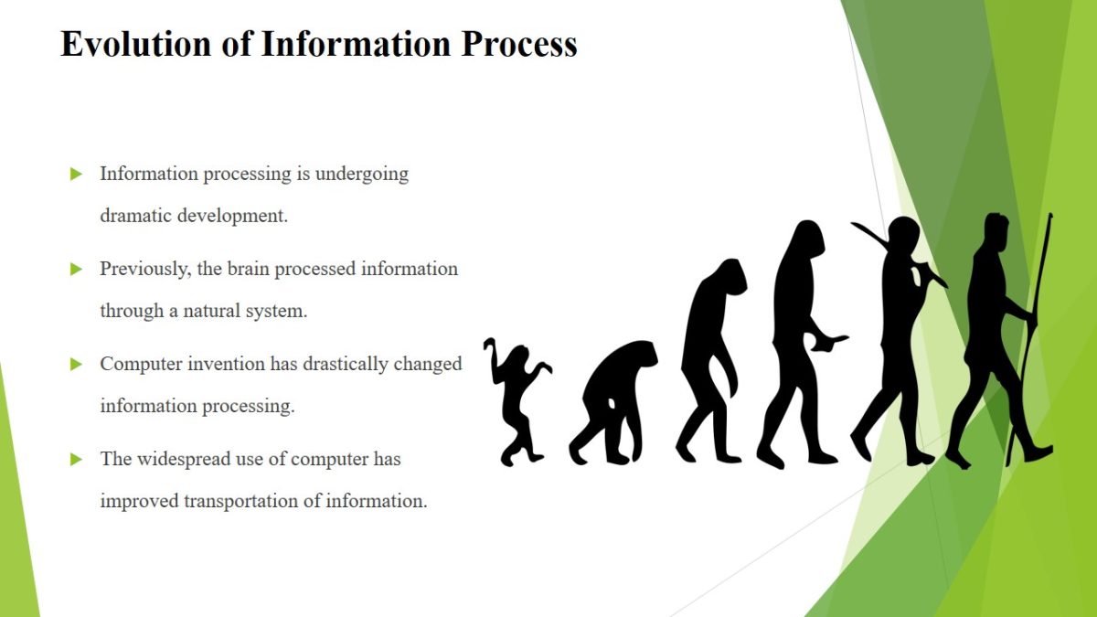 Evolution of Information Process