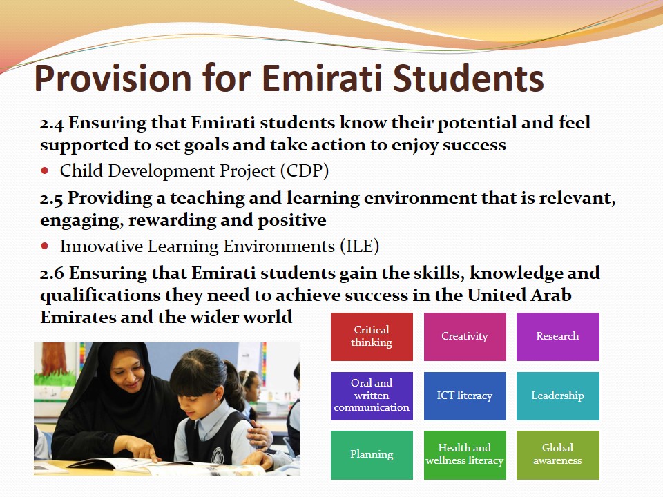 Provision for Emirati Students