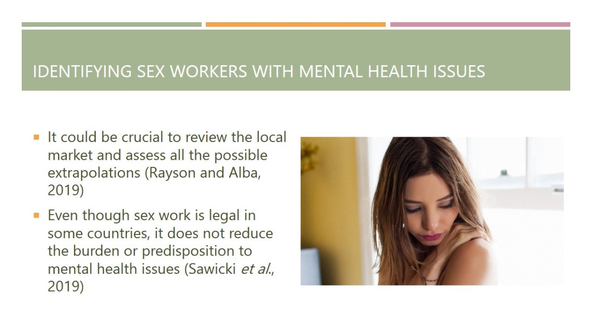 Identifying Sex Workers With Mental Health Issues