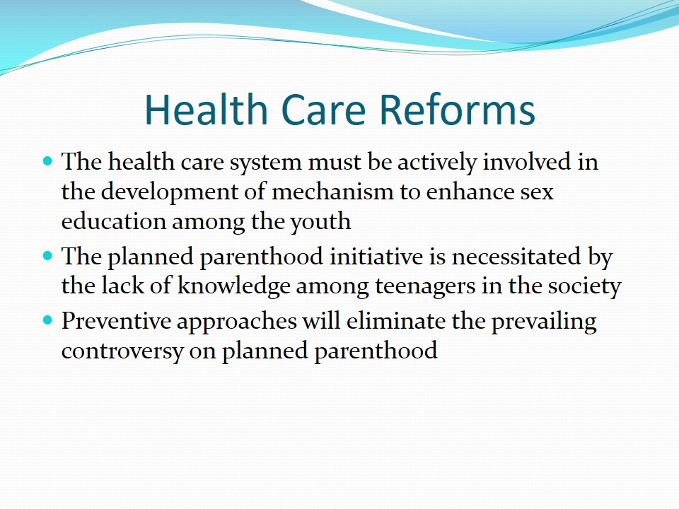 Health Care Reforms