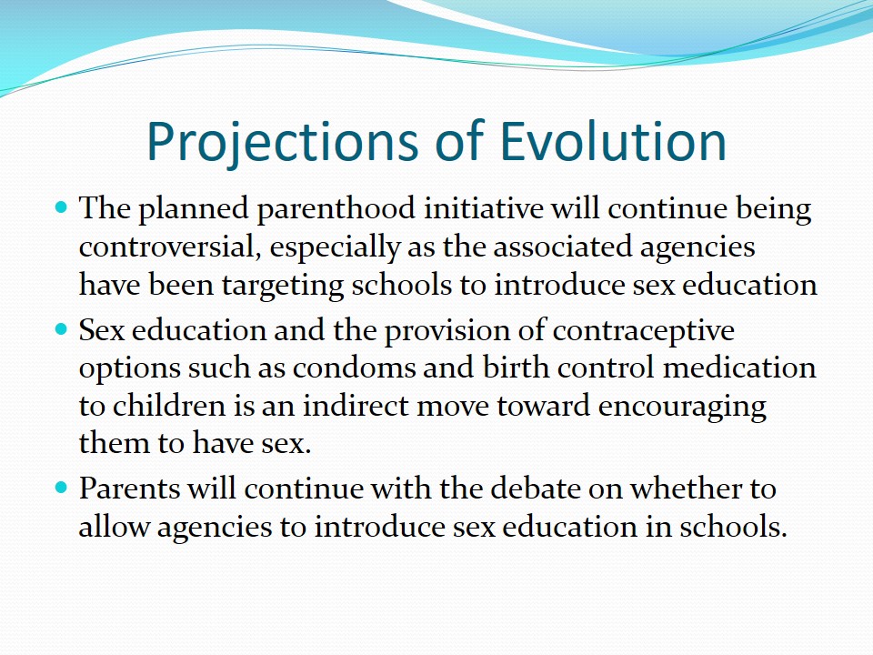 Projections of Evolution