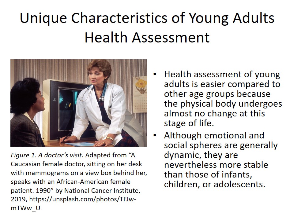 Unique Characteristics of Young Adults Health Assessment