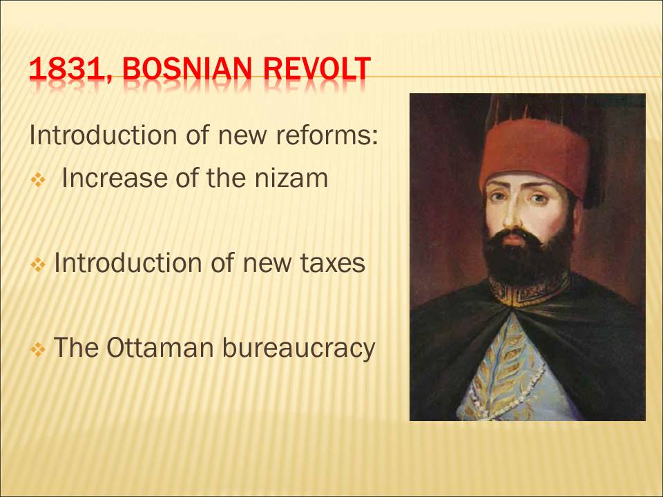 1831, Bosnian Revolt