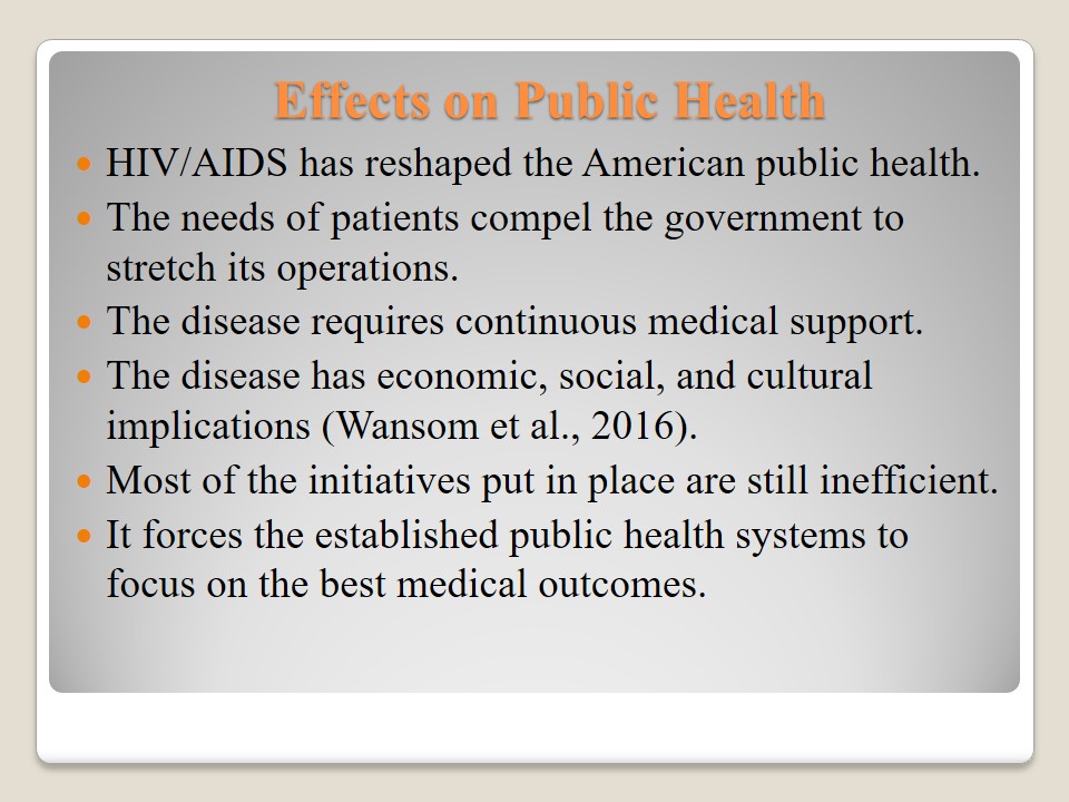Effects on Public Health