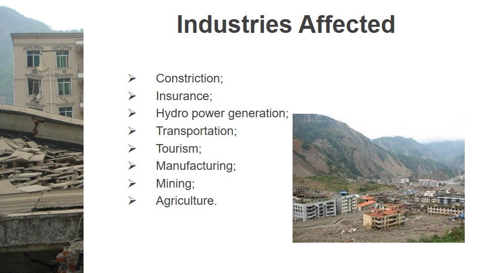 Industries Affected