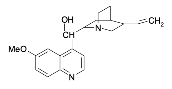 Structure of Quinine.
