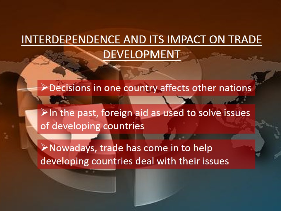 Interdependence and Its Impact on Trade Development