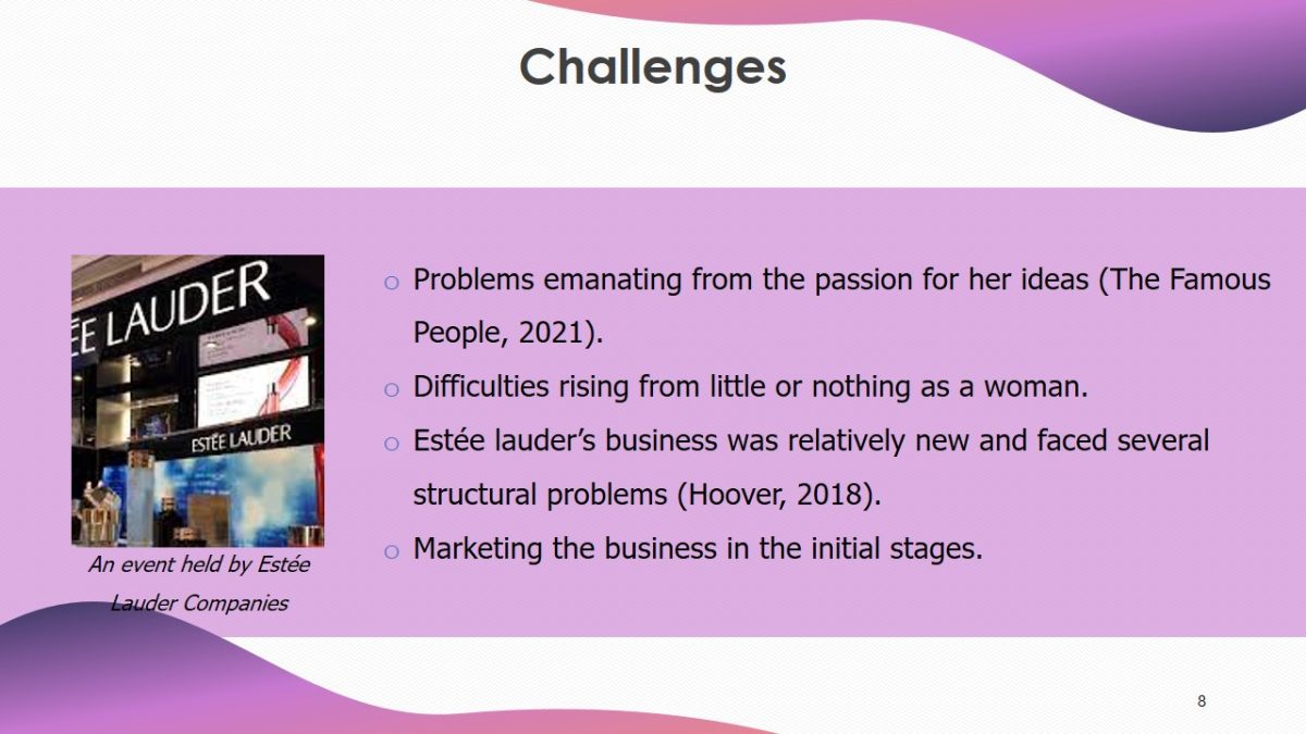 Great Women in Business: Estée Lauder - 1447 Words