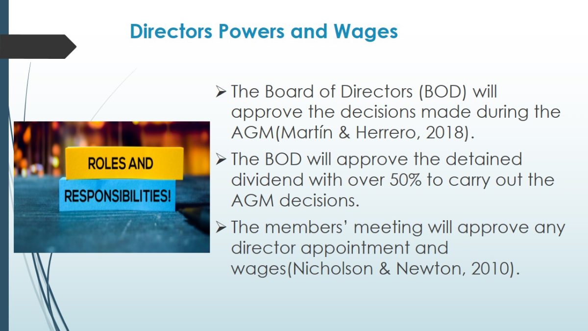 Directors Powers and Wages