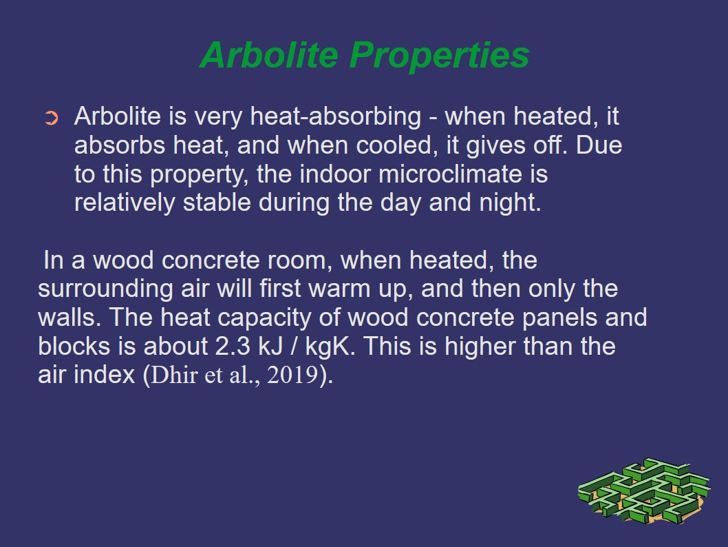 Arbolite Properties