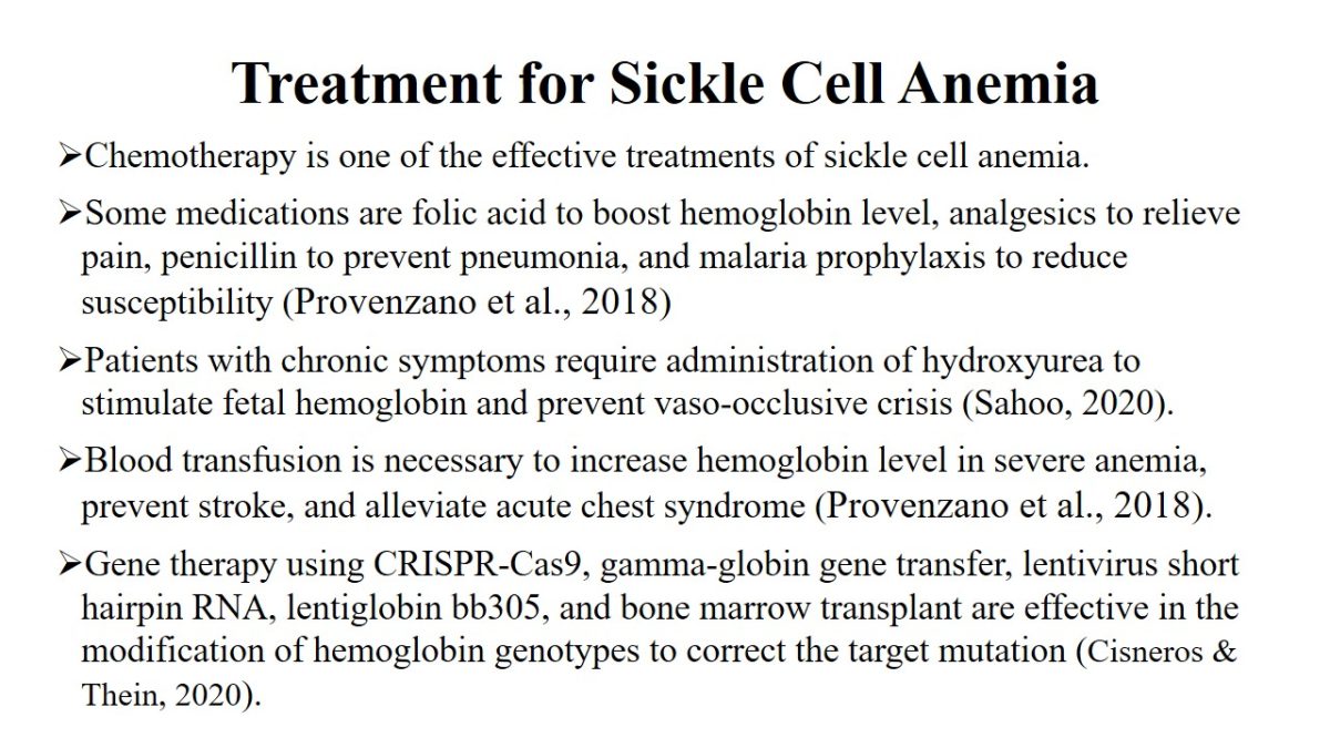 Treatment for Sickle Cell Anemia