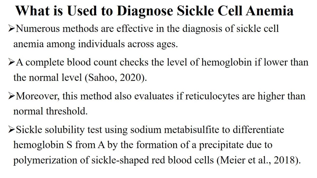 What is Used to Diagnose Sickle Cell Anemia