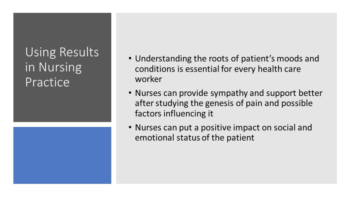 Using Results in Nursing Practice