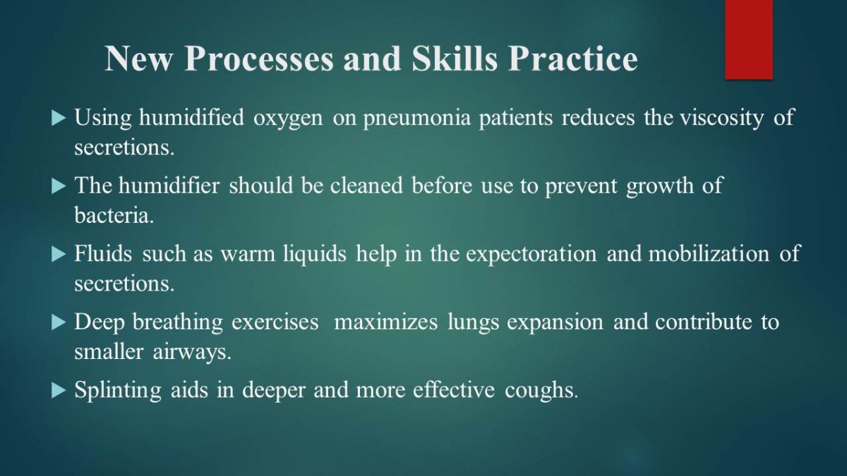 New Processes and Skills Practice