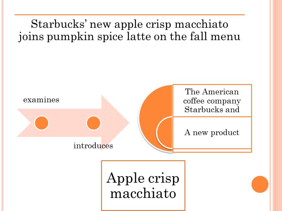 Starbucks’ new apple crisp macchiato joins pumpkin spice latte on the fall menu