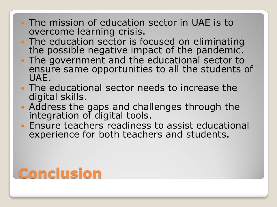 UAE's Educational Development Efforts During the COVID 19 Pandemic ...