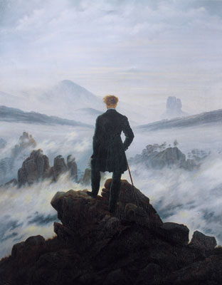 Wanderer above a Sea of Fog