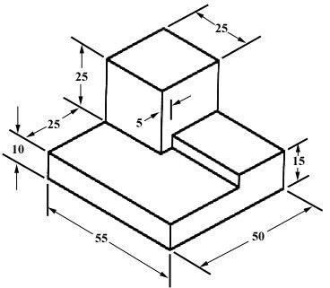 An isometric projection