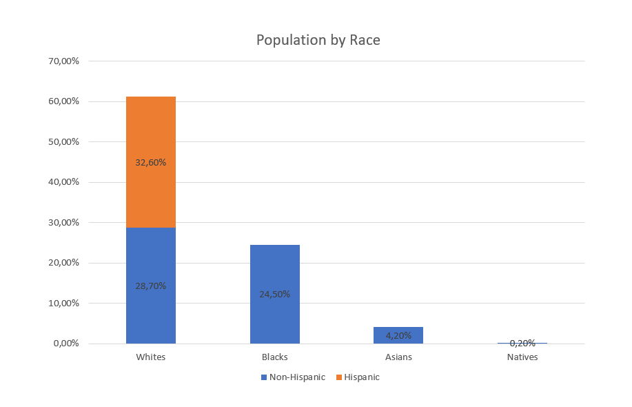Population by Race