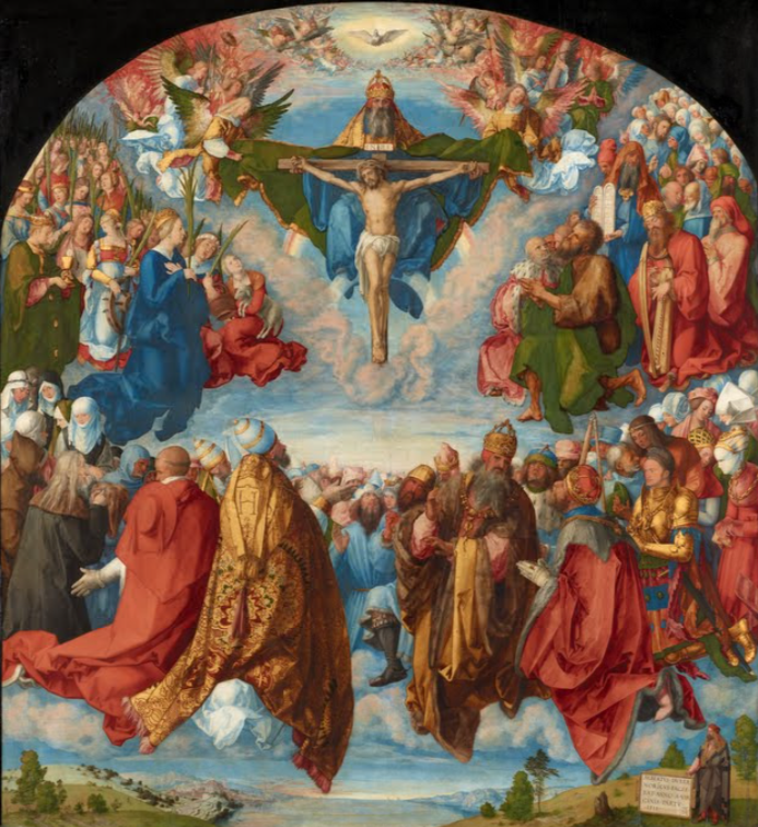 Adoration of the Trinity (landauer altar) - Albrecht Dürer - Google Arts & Culture