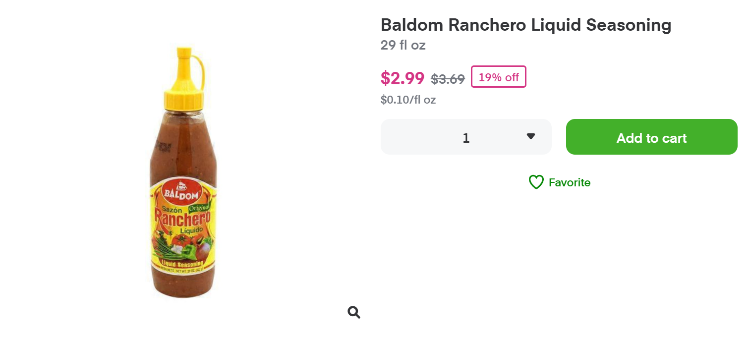 Baldom Ranchero Liquid Seasoning