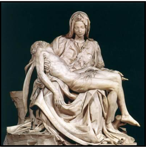 Michelangelo’s Pieta portrait